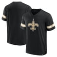 thumbnail image 1 of Men's New Orlean Saints NFL Hashmark V-neck Short Sleeve Jersey, 1 of 3