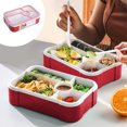 thumbnail image 1 of TACILIP Lunch Box Microwave Oven Lunch Box Japanese Style Style Student Lunch Box Compartment Large Capacity Work with Cutlery Sealed Salad, Gifts for Men, 1 of 6