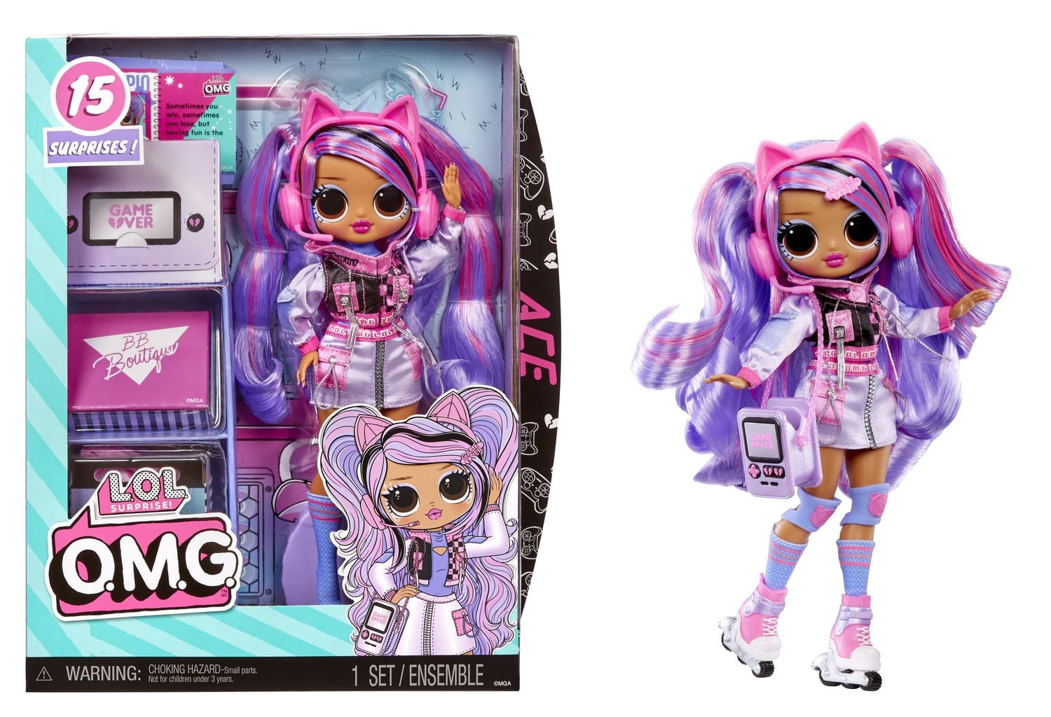 L.O.L. Surprise O.M.G. Ace Fashion Doll with 15 Surprises - Walmart.ca