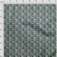 thumbnail image 4 of oneOone Rayon Dark Teal Blue Fabric Abstracts Craft Projects Decor Fabric Printed By The Yard 56 Inch Wide, 4 of 5