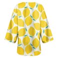 thumbnail image 4 of Nouveaux Hauts pour Femmes 2023 Mode Col Rond Grande Taille T-Shirt à Manches Longues Blouse Imprimée Automne Chandail en Molleton à Manches Longues pour Femmes, 4 of 5
