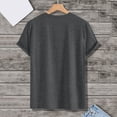 thumbnail image 5 of Huesdet T-Shirts Graphiques pour Hommes Été Col Rond T-Shirts Décontractés Texturés Manches Courtes Chandail T-Shirts (Gris, G), 5 of 5