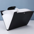 thumbnail image 1 of Vrorvz 12 Pocket Accordion Organizer for Student Exam and Office Documents Portable File Folder for Efficient Paper Storage and Management Suit for Home and Office Use, 1 of 6