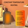 thumbnail image 2 of Space Heater 1500W PTC Ceramic Fast Heating Portable Heater Fan, 2 of 8