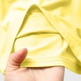 thumbnail image 4 of SROBPTY T-Shirts Garçons Filles, T-Shirt de Base pour Enfants Uni à Col Rond d'Été Décontracté Confortable et Respirant Jaune 2 Ans, 4 of 4