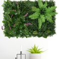 thumbnail image 3 of GUOOL 15.7*23.6" Grass Wall Panel Fence Background Privacy Screen Topiary Carpet Green D, 3 of 9