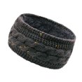 thumbnail image 4 of Fashion Autumn And Winter Pure Color Wool Knitted Hair Band Sports Headband, 4 of 9