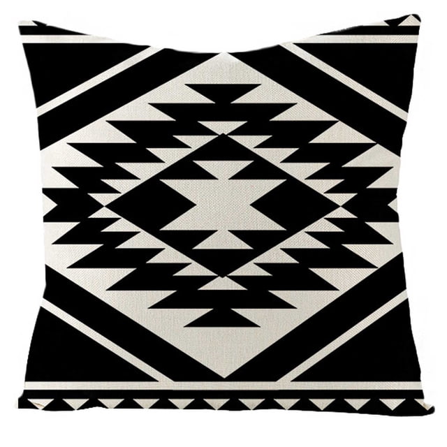 EGNMCR Taies d'Oreiller, Housses de Coussin Housses de Coussins Décoratives Taie de Coussin en Coton et Lin Housse de Coussin