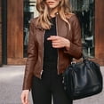thumbnail image 1 of Cardigans Longs pour Femmes Mode Femmes Manches Longues Ouvert Court Cardigan Veste Courte Manteau Haut en Liquidation, 1 of 7