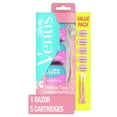 thumbnail image 1 of Gillette Venus Comfortglide White Tea Women's Razor - 1 Handle + 5 Refill, 1 of 6