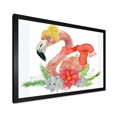 thumbnail image 2 of Designart Lama de Noël Prêt pour Santa II Art Mural Encadré Tropical, 2 of 4