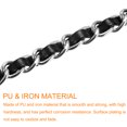 thumbnail image 4 of Unique Bargains Purse Chain Strap, 24' Purse Strap Shoulder Bag Replacement Strap, Black&Silver, 4 of 6