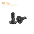 thumbnail image 3 of Unique Bargains Phillips Head Self Tapping Screws, 100pcs #10x1/2' Sheet Metal Screw, 3 of 4
