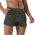 thumbnail image 1 of Plebaso Men's Mesh Running Shorts Workout Breathable Beach Shorts Athletic Training Shorts with Pockets, 1 of 3