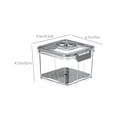 thumbnail image 4 of pstuiky Vacuum Sealed Food Storage Container 1-Piece Set with Timer Lock & Hand Pump for Freshness, Freezing, & Microwaves, 4 of 8