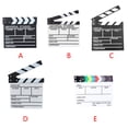 thumbnail image 3 of relayinert Director Film Clapboard Action Scene Clapper Board Wooden Movie Film Clap Slate, L, Black, 3 of 7