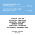 thumbnail image 3 of Nutritionn Creatine Monohydrate Powder 150 g - Muscle Building Supplement, 3 of 5