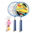thumbnail image 1 of Graflsoa Kids' Badminton Set with Cartoon Design - Outdoor Sports Toy in Blue, Includes Rackets, Shuttlecocks, Ping Pong Ball, and Carry Bag, 1 of 6