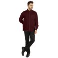thumbnail image 2 of Bestman Solid Button Down Shirt For Men Long Sleeve With Patch Pocket Formal Business Wear, 2 of 7