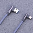 thumbnail image 4 of OULII Charging Cables USB Type C Cable Silicone Grey for Fast Charging 1Pack, 4 of 5