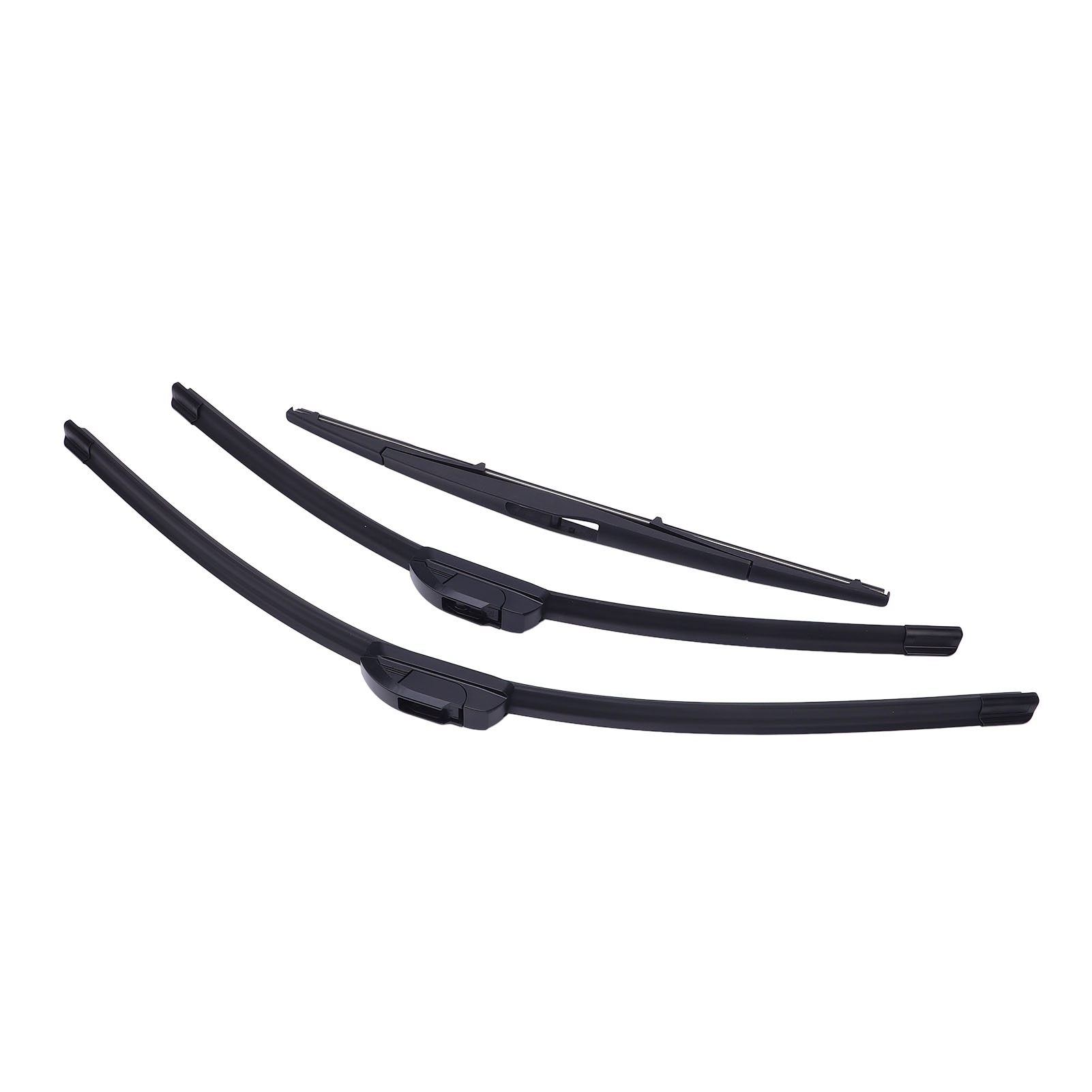 Windshield Wiper Blades Set, Rubber 26in 22in 16in Left Hand Drive Weather Proof Aerodynamic Car Windshield Wiper Blades  for Vehicle