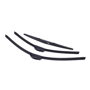 Windshield Wiper Blades Set, Rubber 26in 22in 16in Left Hand Drive Weather Proof Aerodynamic Car Windshield Wiper Blades  for Vehicle