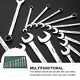 thumbnail image 3 of Minkissy 14 Pcs Mechanic Tool Set Silver Adjustable for Home Repair, 3 of 8