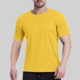 thumbnail image 2 of Plebaso T-Shirts Athlétiques pour Hommes Manches Courtes Col Rond T-Shirts Respirants Unis pour Course, 2 of 7
