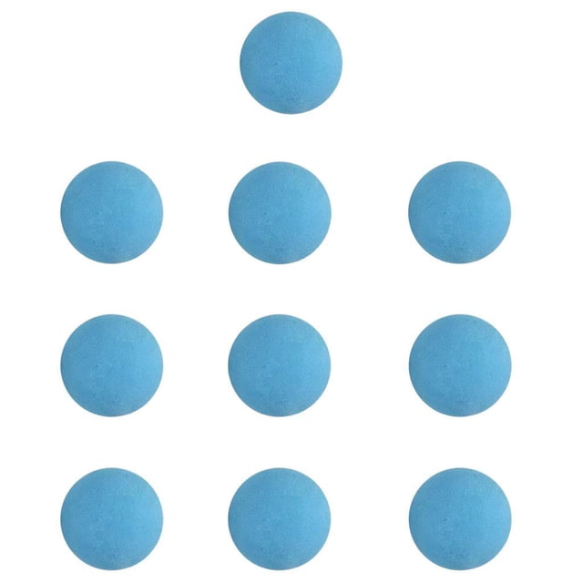 maskred 10 Pieces EVA Foam Golf Swing Training Exercises Balls Practice Light Blue 42mm 5Set