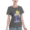 thumbnail image 2 of T-Shirt Basique à Manches Courtes pour Femmes Super Saiyan, 2 of 6