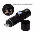thumbnail image 4 of Lampe de Poche USB Mini Portative à DEL Professionnelle Lampe Torche Électronique Lampe Torche Extérieure Petites Lampes d'Urgence pour Camping Randonnée Pêche Or, 4 of 9