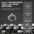 thumbnail image 4 of XIAOMI MIIIW BLACK IO 83 Keys Custom Mechanical Gaming Keyboard, Space Silver, 4 of 7