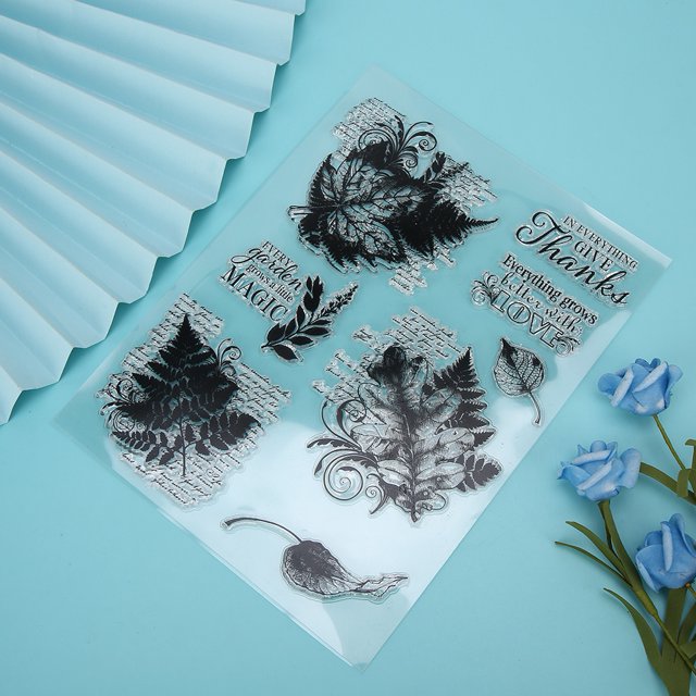 Silicone Transparent Seal, Diary Stamps, Transparent Greeting Cards Diary Book Photo Album For Scrapbook