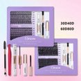 thumbnail image 1 of DIY Lash Extension Kit: Mixed Style Lash Clusters with Bond & Seal..., 1 of 26