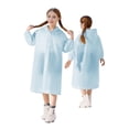 thumbnail image 2 of Cowsor Ponchos de Pluie Imperméables pour Garçons Filles Poncho de Pluie Réutilisable avec Capuchon et Manches Manteaux de Pluie Imperméables d'Extérieur Veste, 2 of 7