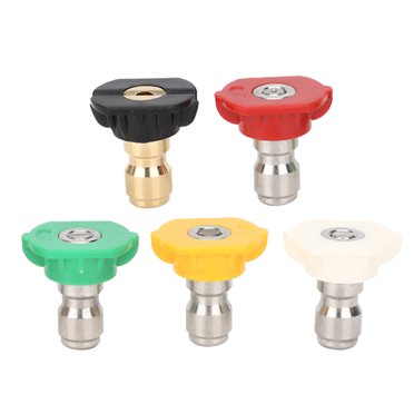Buse de Laveuse, 5 Pcs Pièces de Laveuse Haute Pression Buse de Pulvérisation de Laveuse Haute Précision Fonctionnalité