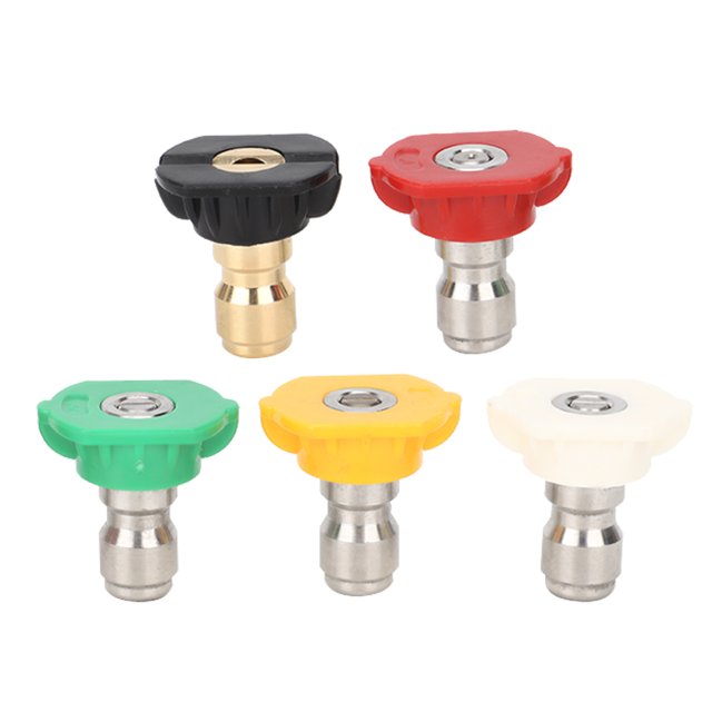 Buse de Laveuse, 5 Pcs Pièces de Laveuse Haute Pression Buse de Pulvérisation de Laveuse Haute Précision Fonctionnalité