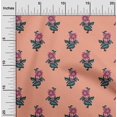 thumbnail image 1 of oneOone Cotton Poplin Fabric Leaves & Floral Block Print Fabric By Yard 42 Inch Wide, 1 of 5