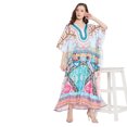 thumbnail image 2 of Oussum Caftan pour Femmes Robe Été Ample Décontractée Grande Taille Robe de Soirée Imprimée Caftan Long pour Dames Robes Élégantes en Ligne, 2 of 4