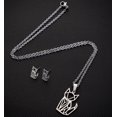 thumbnail image 4 of Womens Fashion Pendant Earring Set Color Clavicle Necklace Exquisite Earrings, 4 of 5