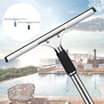 thumbnail image 2 of Professional Window Squeegee with Rubber Lip Long Handle Bathroom Shower Window Wiper Glass Cleaning Tool, 2 of 8