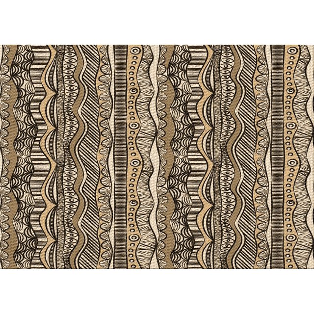 Ahgly Company Tapis Rectangulaire Lavable en Machine Intérieur Transitionnel Marron Chocolat, 2 Pieds x 4 Pieds