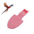 thumbnail image 4 of Parrots Pilot Costume, Rouge Grille Étanche Protection Élastique Oiseau pour Perruche pour Ara pour Budgies XS,S,M,L, 4 of 8