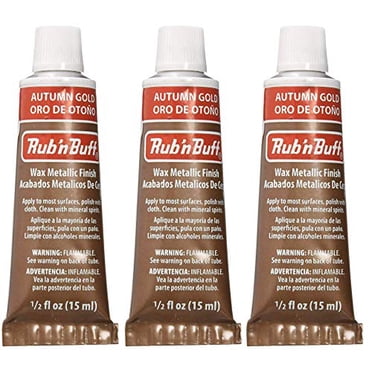 Rub 'n Buff la Cire Originale Fini Métallique Automne Or [Lot de 3]