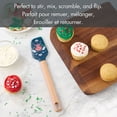 thumbnail image 4 of Holiday Time Silicone & Beechwood Spatula, Ornament, Blue, 4 of 10