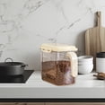thumbnail image 4 of TIELUTT Airtight Kitchen Storage Containers for Dry Food Large Capacity Microwave Cooking Fridge Fruit Storage Containers Metal Food Storage Containers Glass Kitchen Storage Containers Cool Kitchen S, 4 of 7