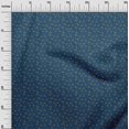 thumbnail image 3 of oneOone Polyester Spandex Blue Fabric Asian Japanese Floral Craft Projects Decor Fabric Printed By The Yard 56 Inch Wide, 3 of 5