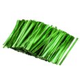 thumbnail image 1 of Unique Bargains 3-Inches Metallic Twist Ties for Bags Green 1000pcs, 1 of 4