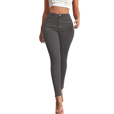 Ketyyh-chn99 Ripped Jeans Women Boyfriend Jeans y2k Women's Strtchy Bootcut Flare Denin Jeans Grey,XL