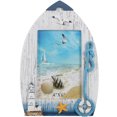 thumbnail image 1 of Wooden Photo Frame Nautical Theme Picture Frame Wooden Photo Holder Ocean Photo Frame, 1 of 8